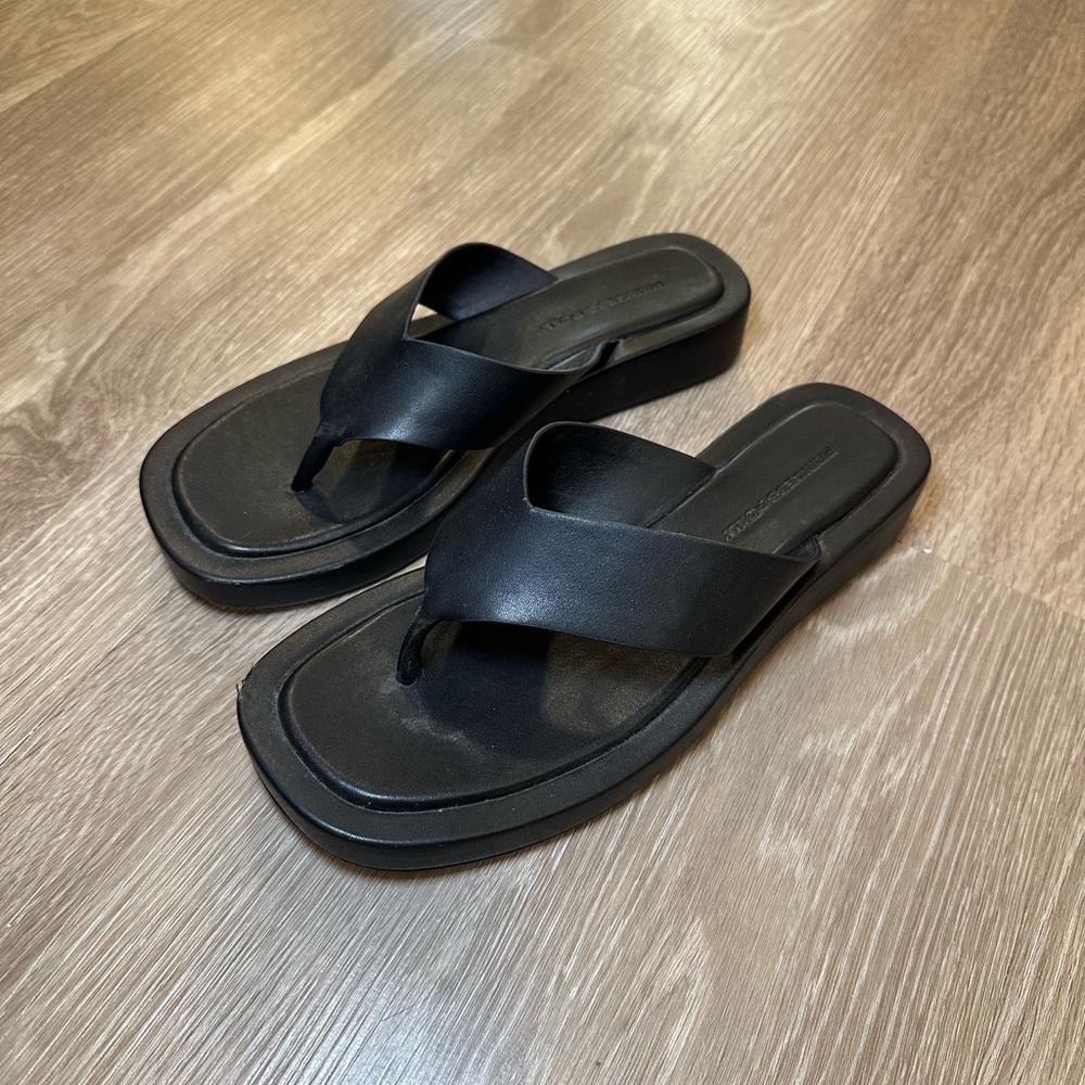 Princess Polly Tampa Sandals Black Size 8